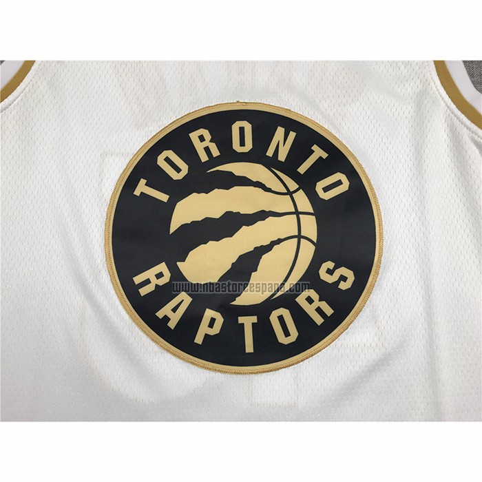 Camiseta Golden Edition Toronto Raptors Pascal Siakam NO 43 Blanco